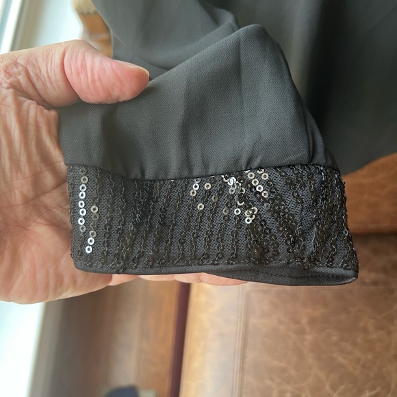 NWT Grace Karin Black Sheer Overlay & 3/4 Slit Sleeves (E3) - Picture 5 of 8